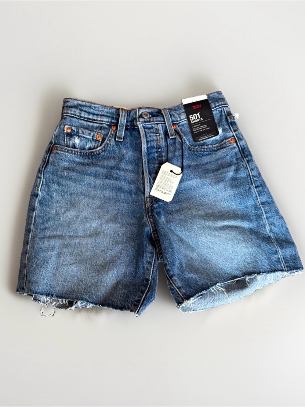 NEW! Levis 501 Denim Mid Shorts
